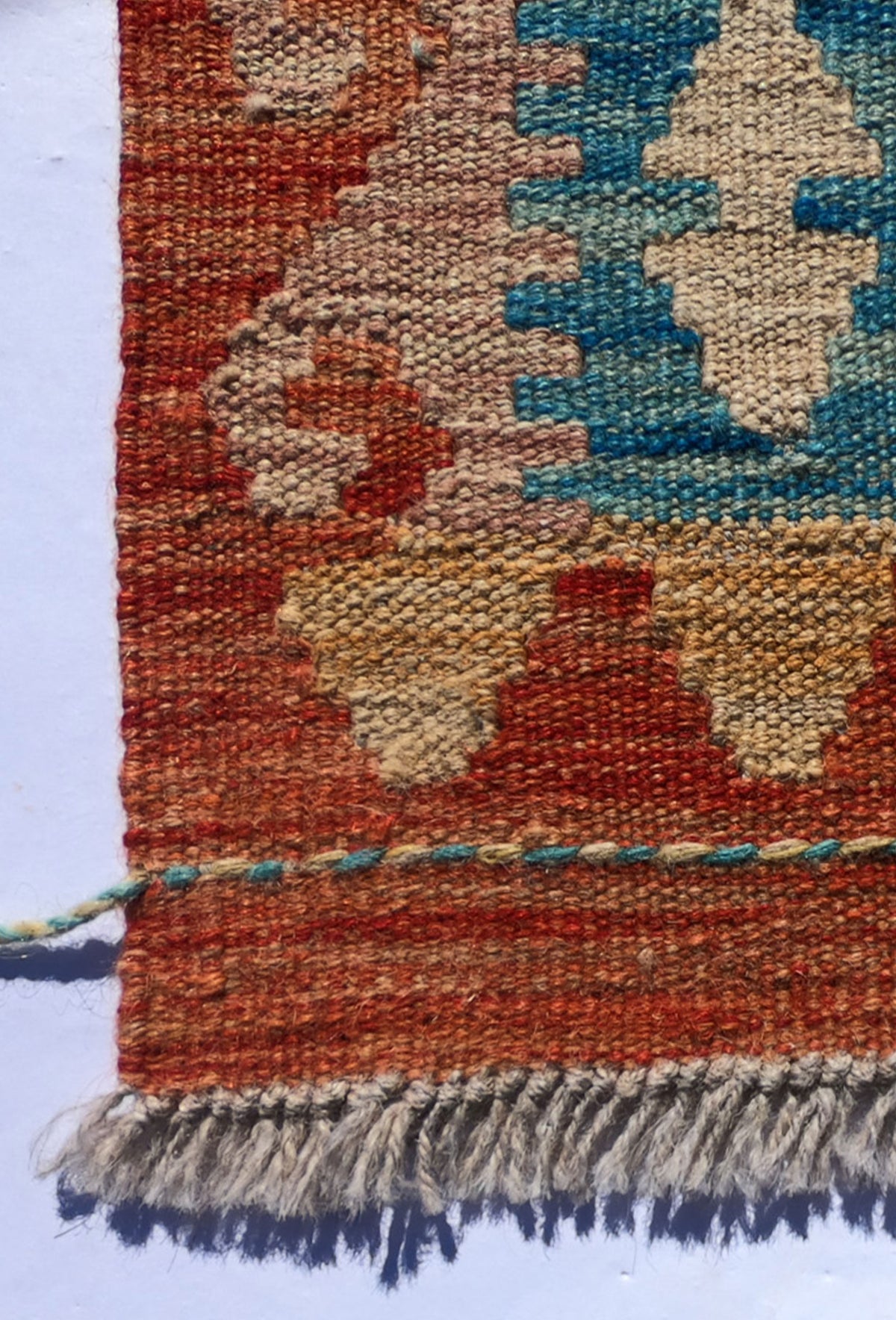 Alfombra lana, Kelim Kashkuli 2.90 x 0.80 mts. 112
