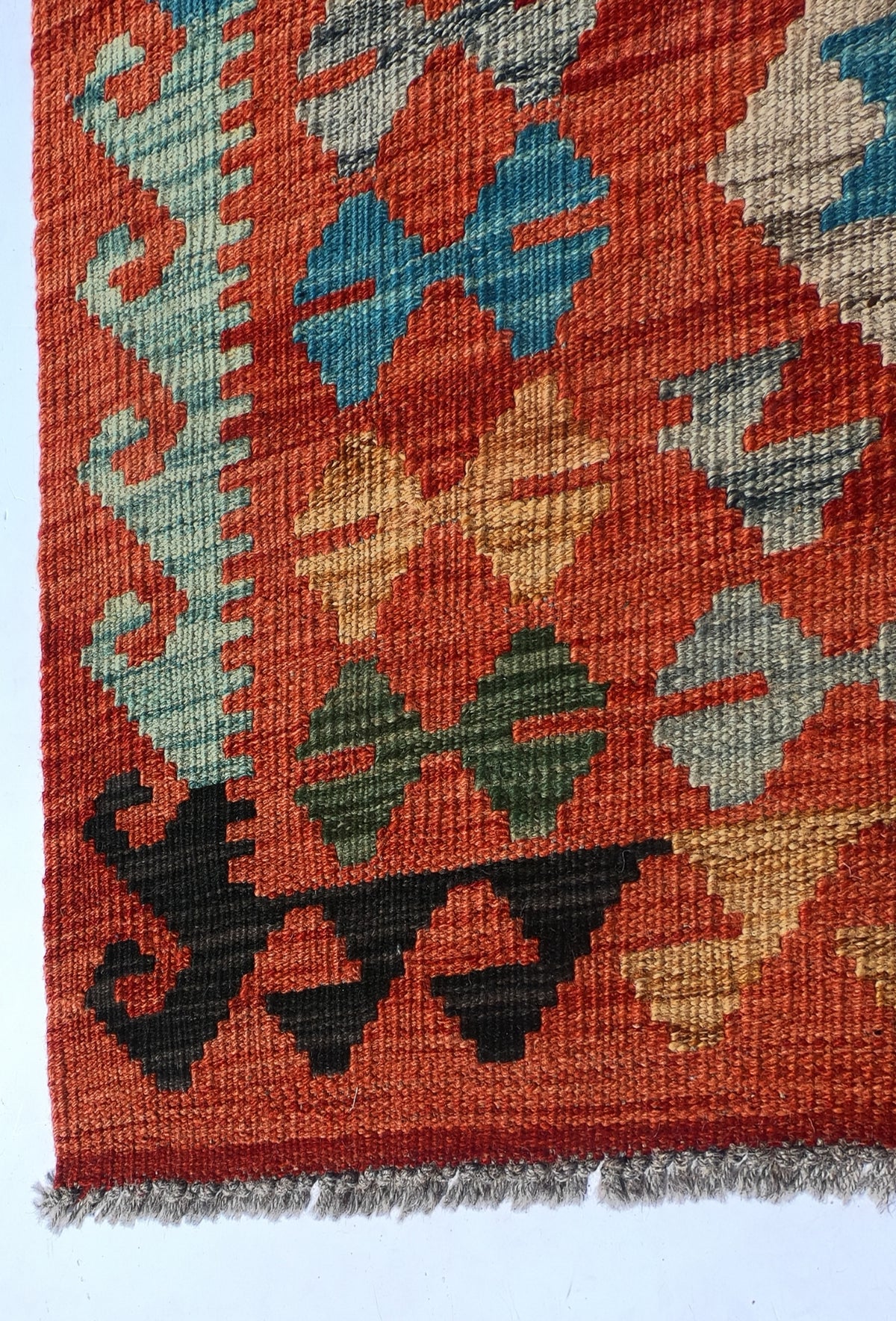 Alfombra Lana, Kelim Kashkuli 3.00 x 0.80 mts. 0039