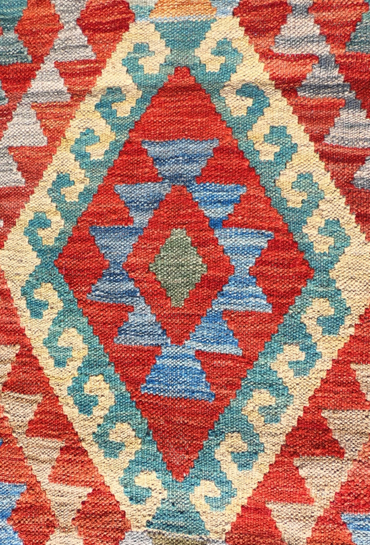 Alfombra lana, Kelim Kashkuli 2.90 x 0.90 mts. 044