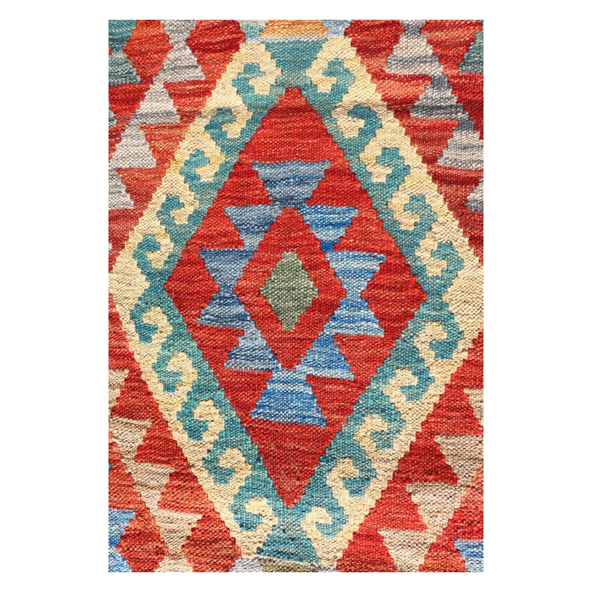 Alfombra lana, Kelim Kashkuli 2.90 x 0.90 mts. 044
