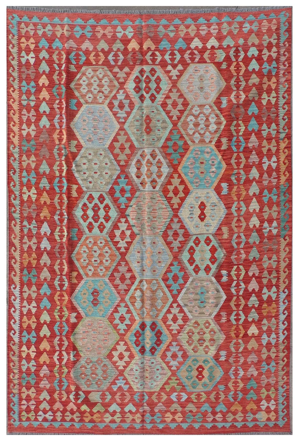 Alfombra Lana, Kelim Kashkuli 3.00 x 2.00 mts. 0099