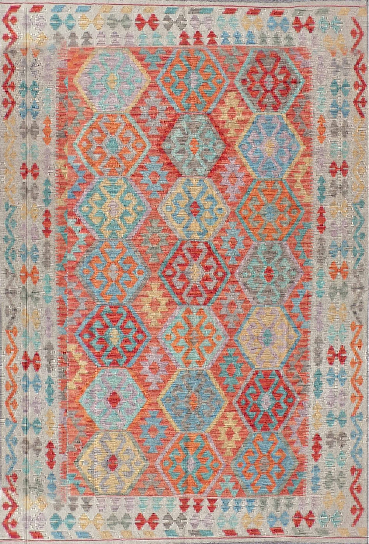 Alfombra Lana, Kelim Kashkuli 3.00 x 2.00 mts. 0115