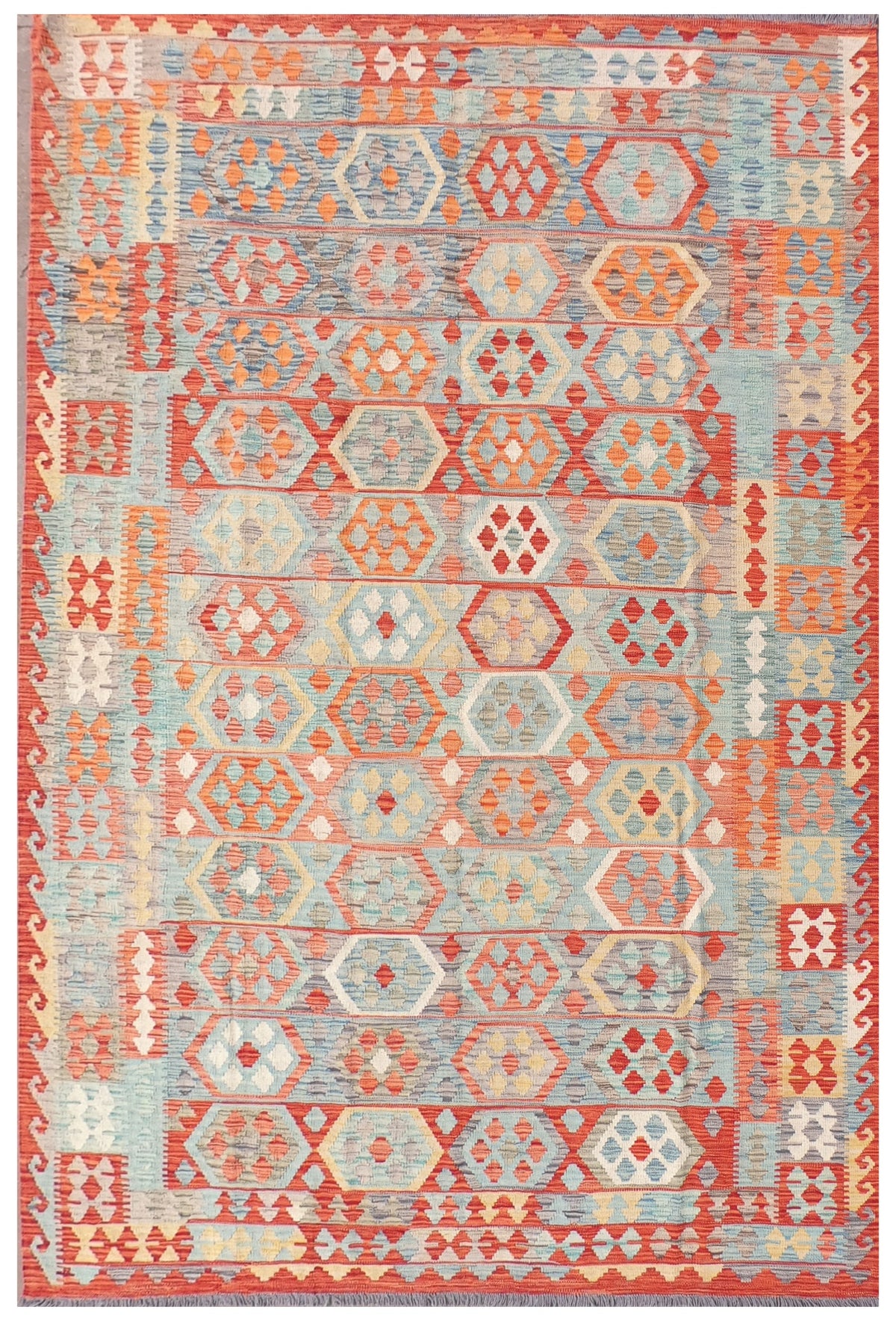 Alfombra Lana, Kelim Kashkuli 3.00 x 2.00 mts. 0121