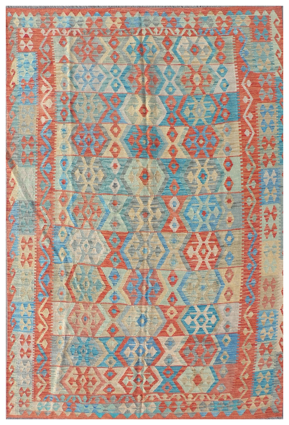 Alfombra Lana, Kelim Kashkuli 3.00 x 2.00 mts. 0105