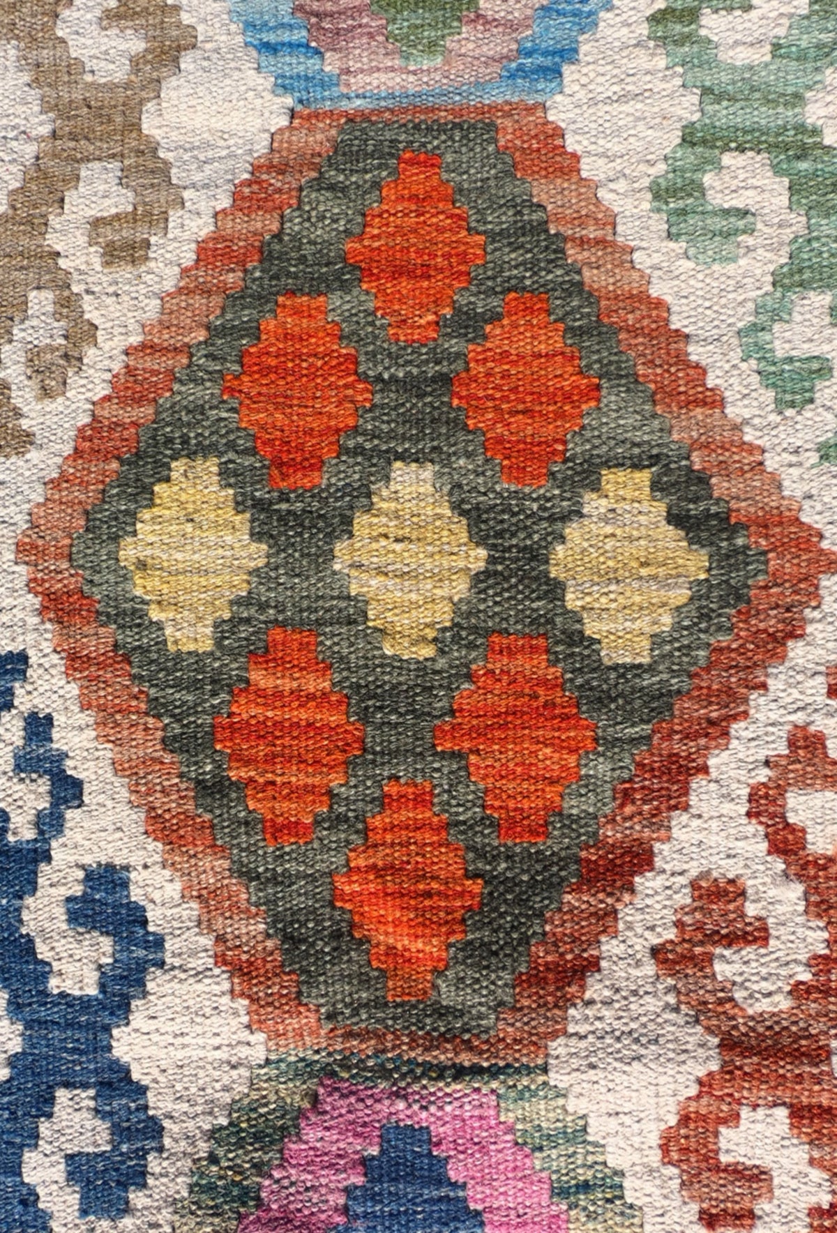 Alfombra lana, Kelim Kashkuli 2.90 x 2.60 mts. 008