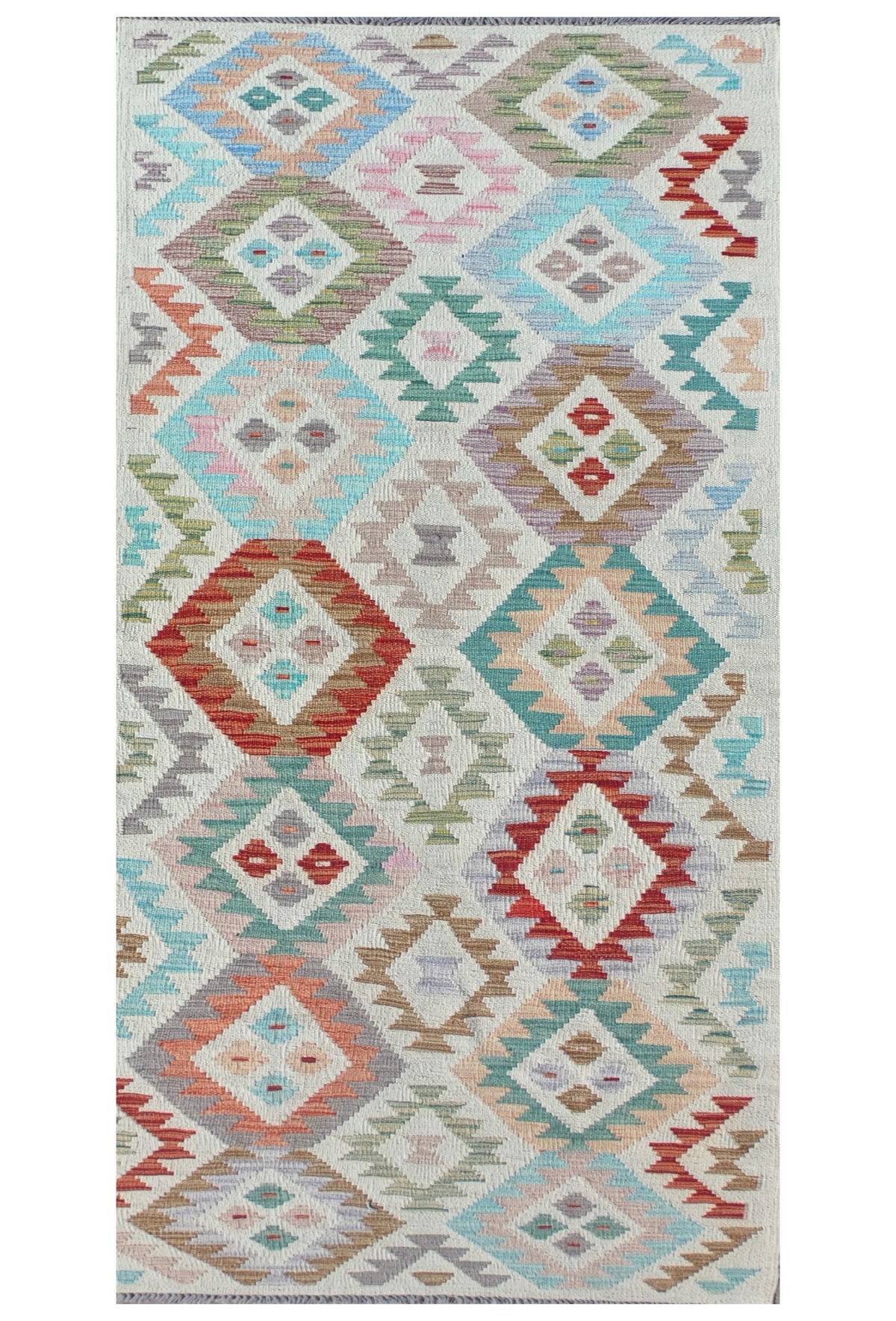 Alfombra Lana, Kelim Kashkuli 3.00 x 0.80 mts. 0142