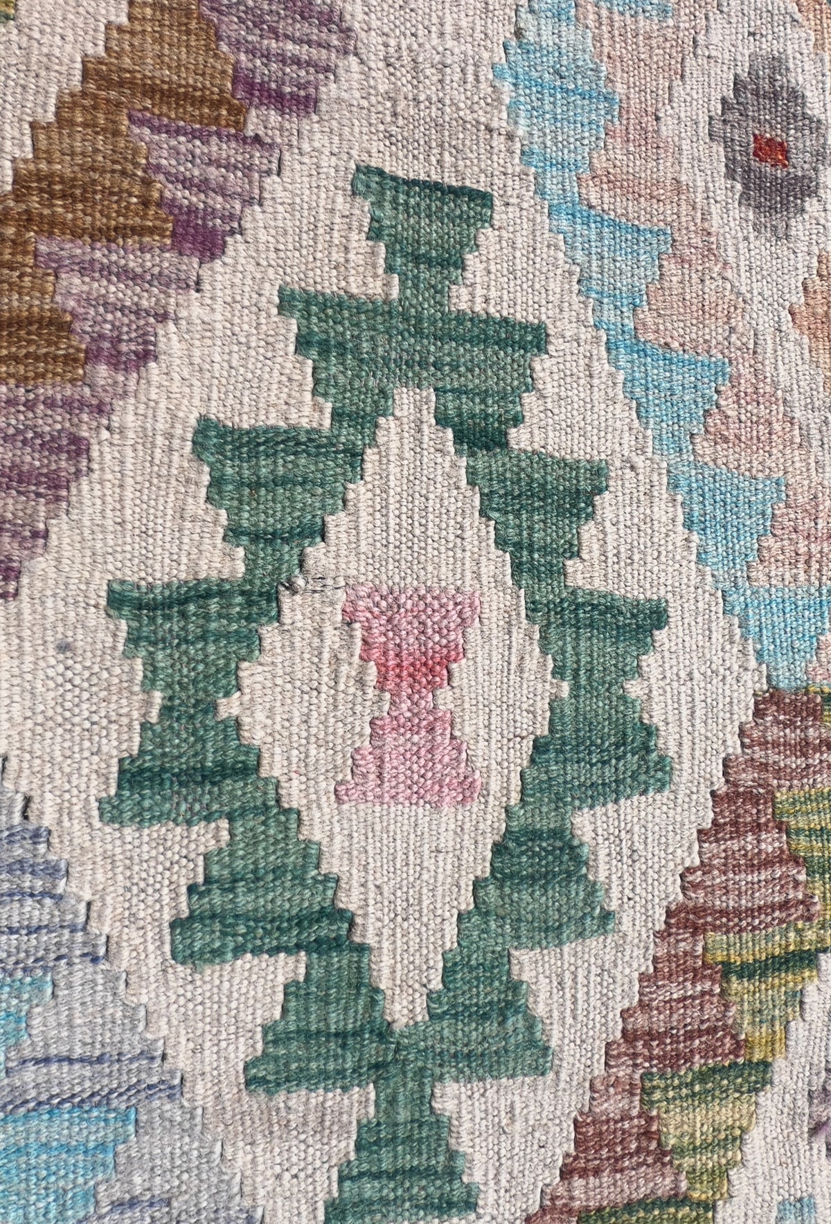 Alfombra Lana, Kelim Kashkuli 3.00 x 0.80 mts. 0142