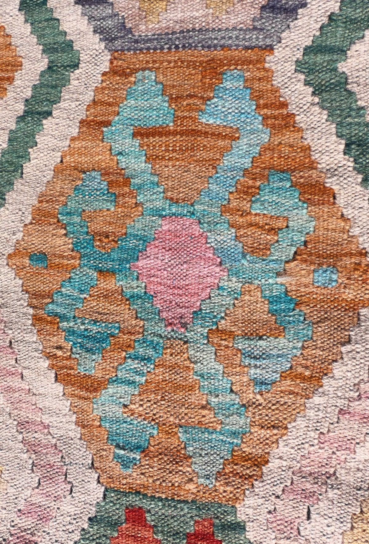 Alfombra lana, Kelim Kashkuli 3.00 x 0.80 mts. 156