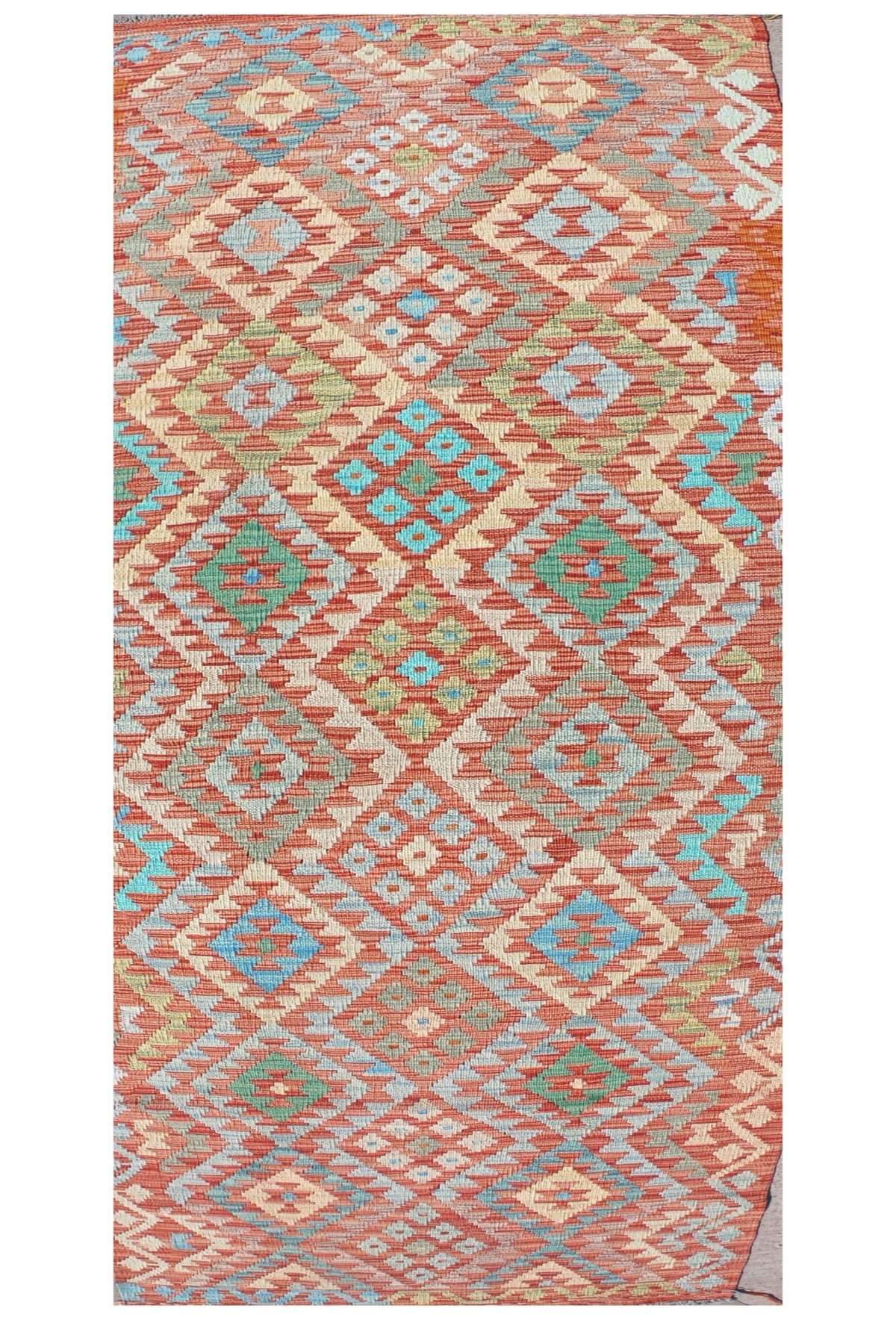 Alfombra Lana, Kelim Kashkuli 3.00 x 0.80 mts. 0159