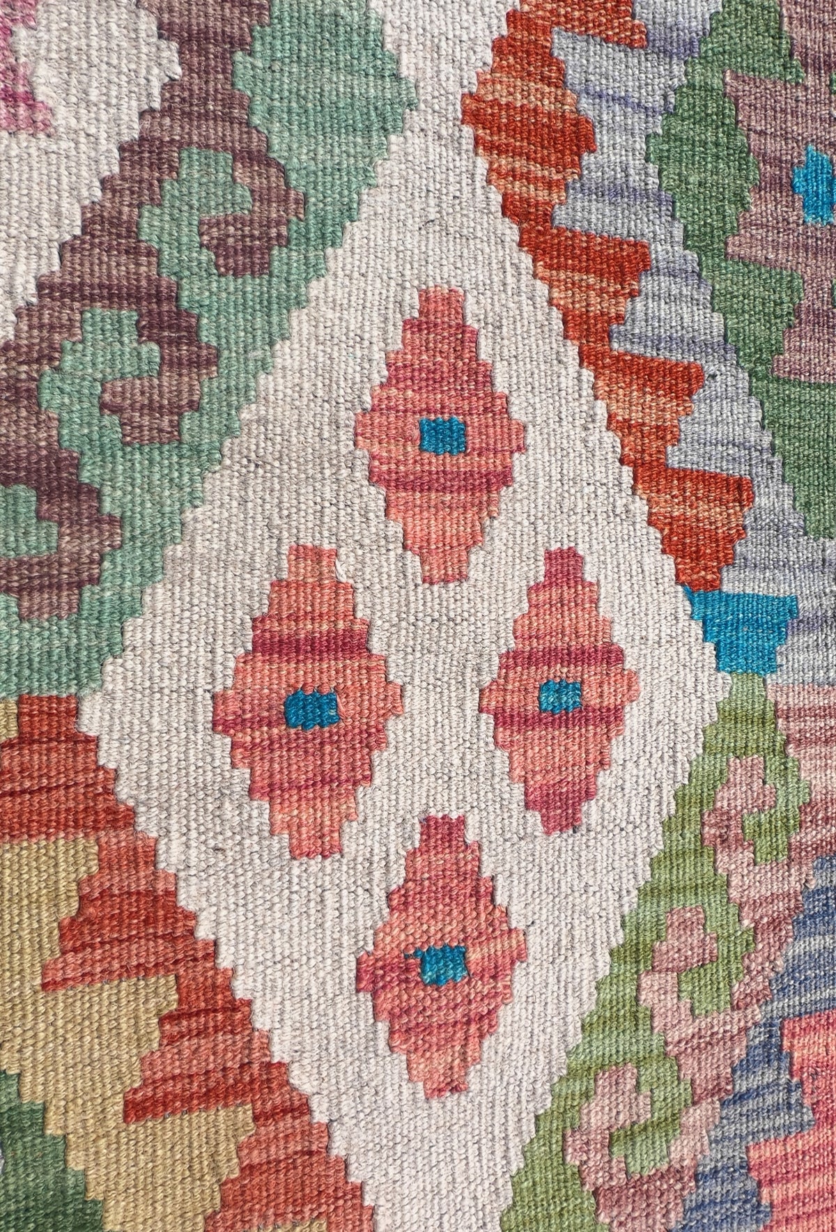 Alfombra Lana, Kelim Kashkuli 3.00 x 0.80 mts. 0052