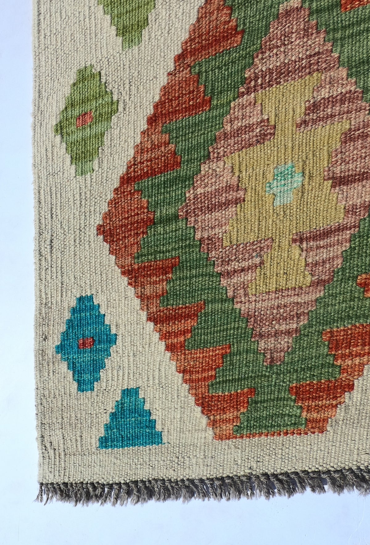 Alfombra Lana, Kelim Kashkuli 3.00 x 0.80 mts. 0052