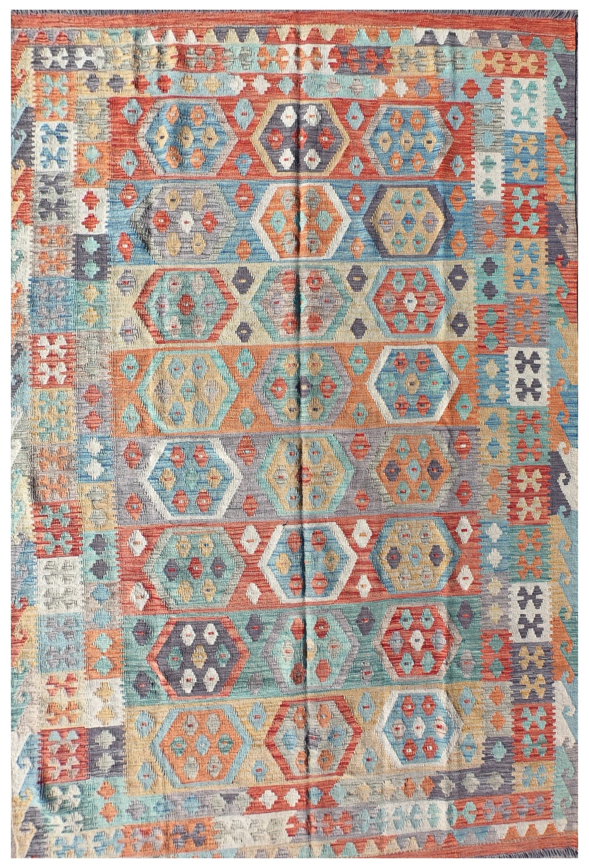 Alfombra Lana, Kelim Kashkuli 3.00 x 2.00 mts. 0013