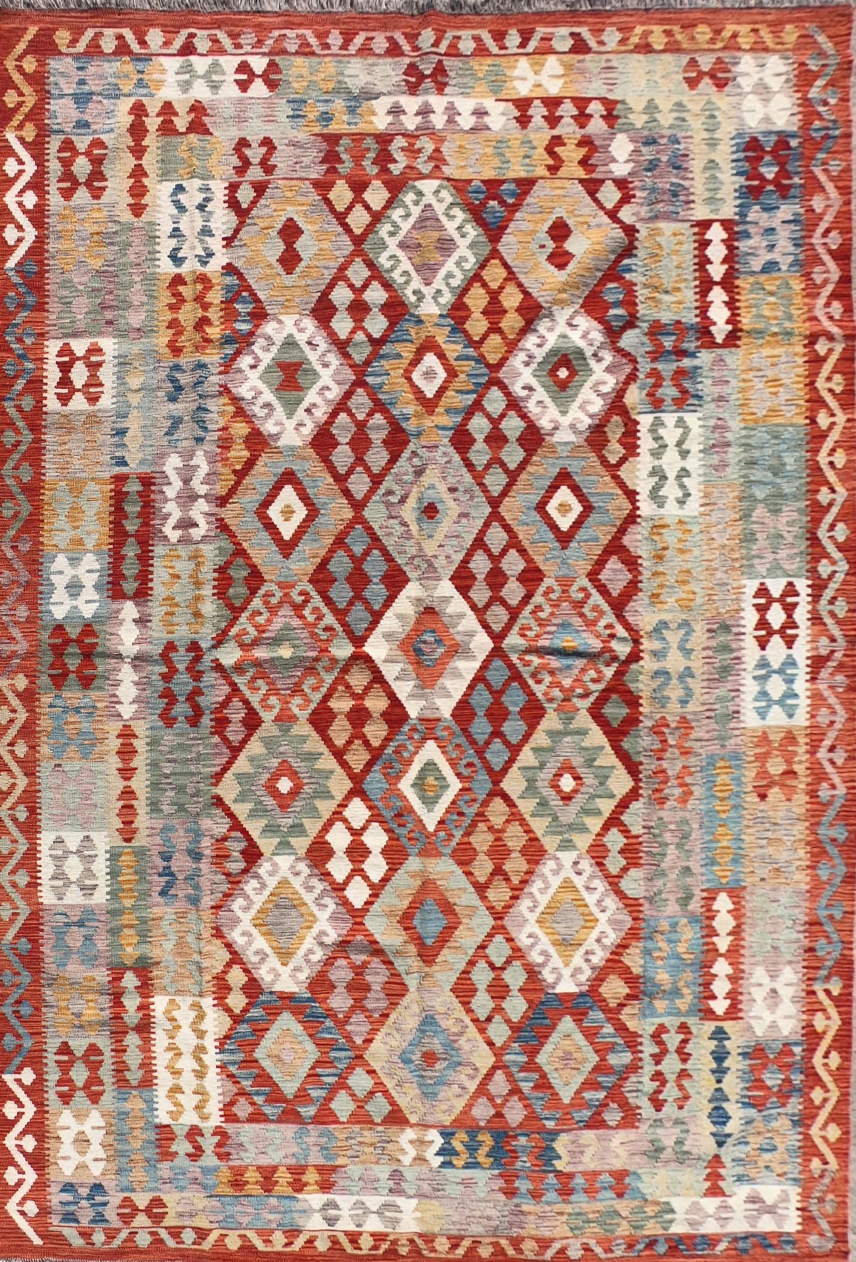 Alfombra lana, Kelim Kashkuli 3.00 x 2.00 mts. 428