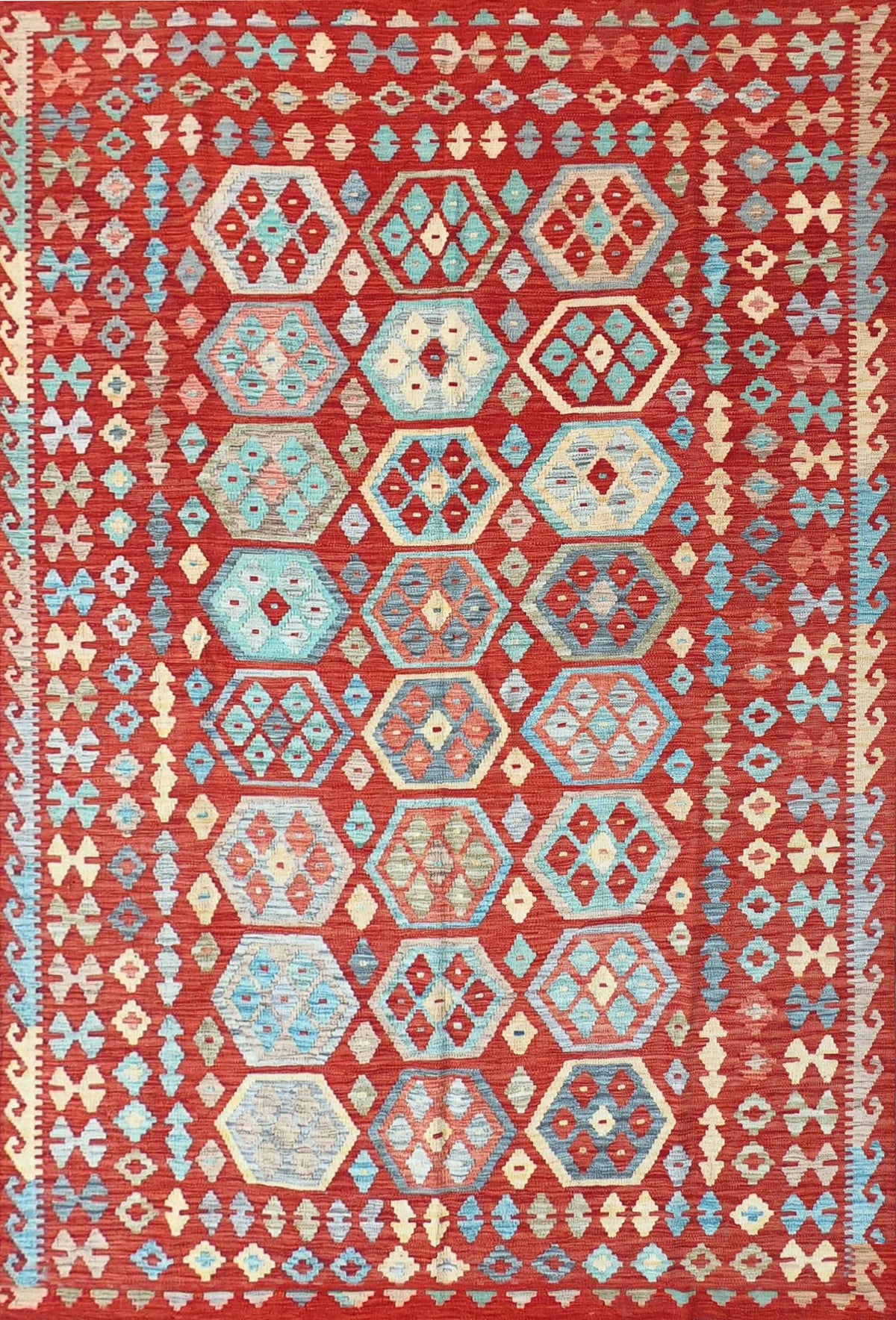 Alfombra Lana, Kelim Kashkuli 3.00 x 2.00 mts. 0440