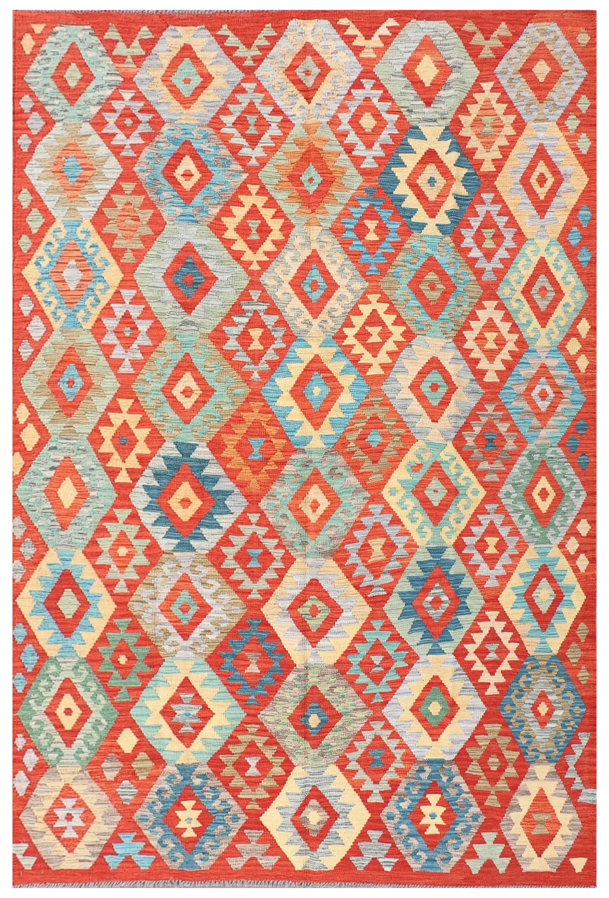 Alfombra Lana, Kelim Kashkuli 3.00 x 2.00 mts. 0456