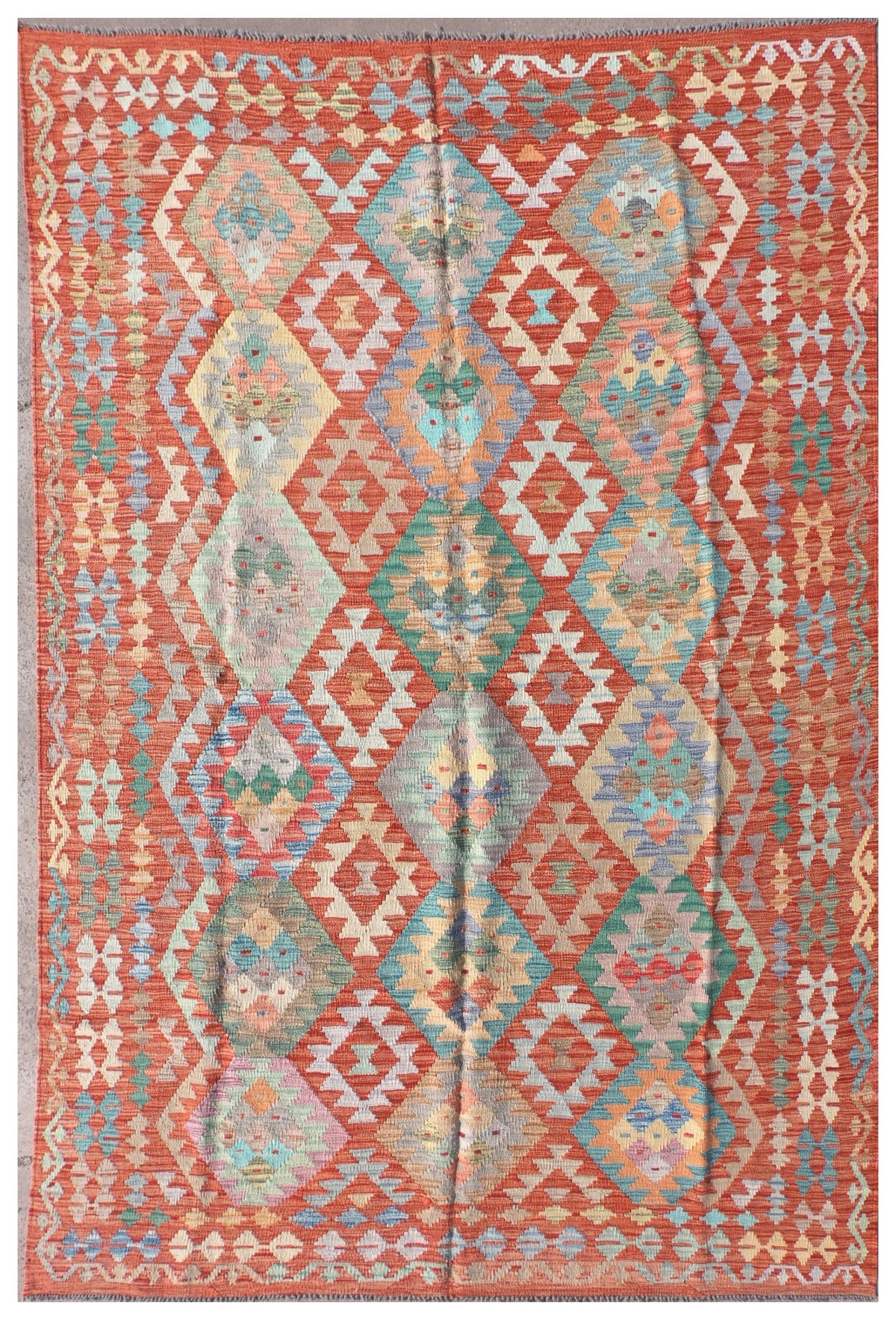 Alfombra Lana, Kelim Kashkuli 3.00 x 2.00 mts. 0463