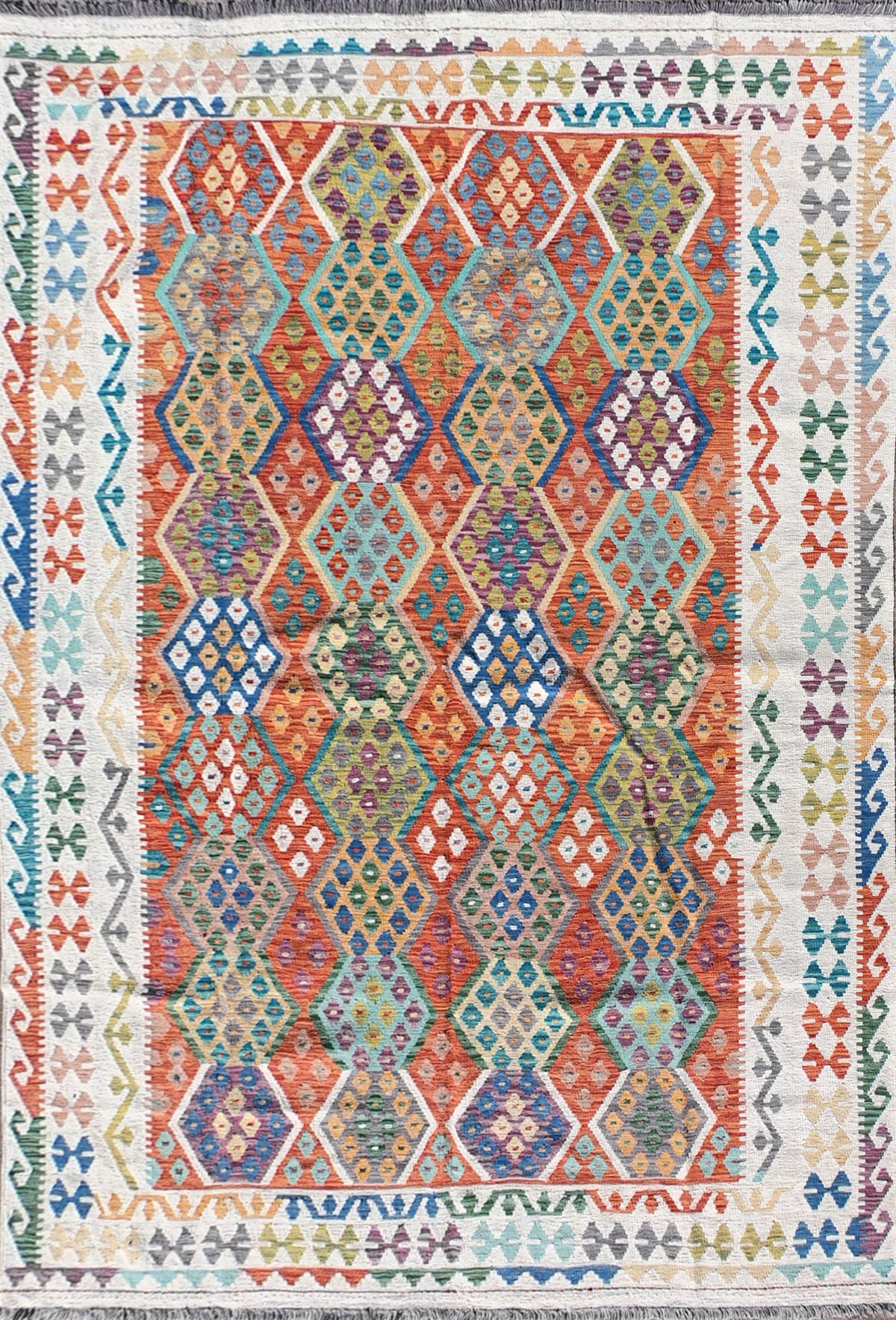Alfombra lana, Kelim Kashkuli 3.00 x 2.00 mts. 465