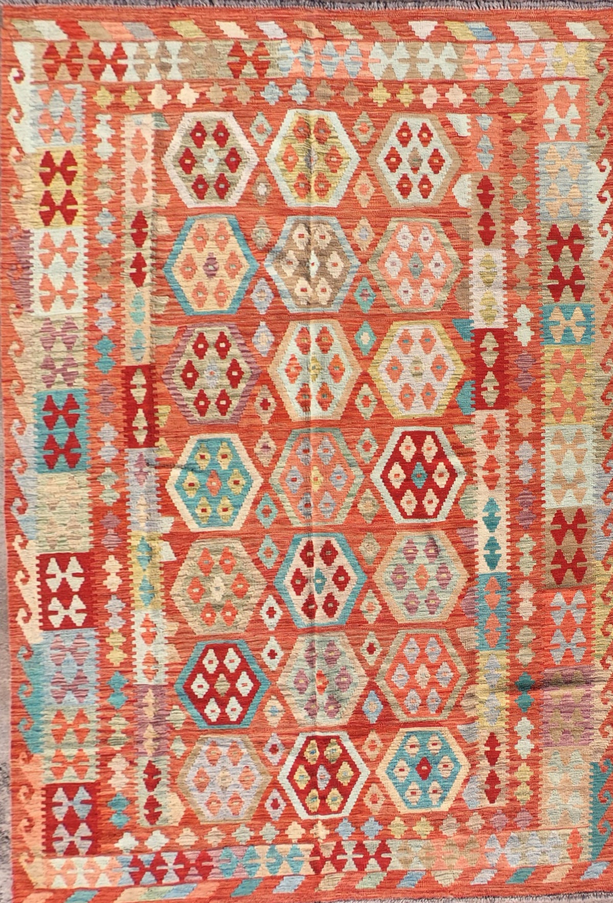 Alfombra lana, Kelim Kashkuli 3.00 x 2.00 mts. 470