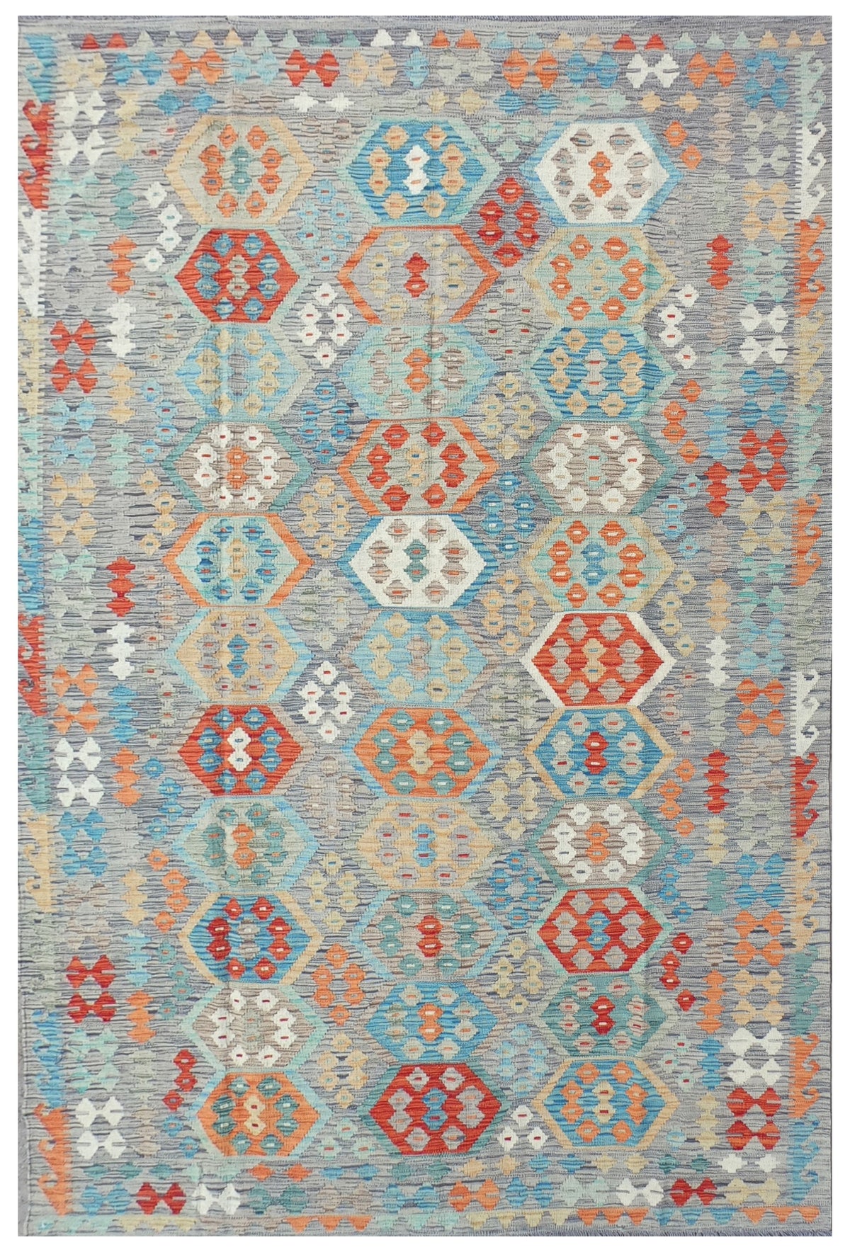 Alfombra Lana, Kelim Kashkuli 3.00 x 2.00 mts. 0482