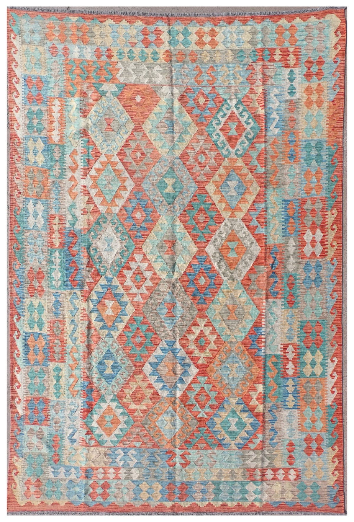 Alfombra Lana, Kelim Kashkuli 3.00 x 2.00 mts. 0485