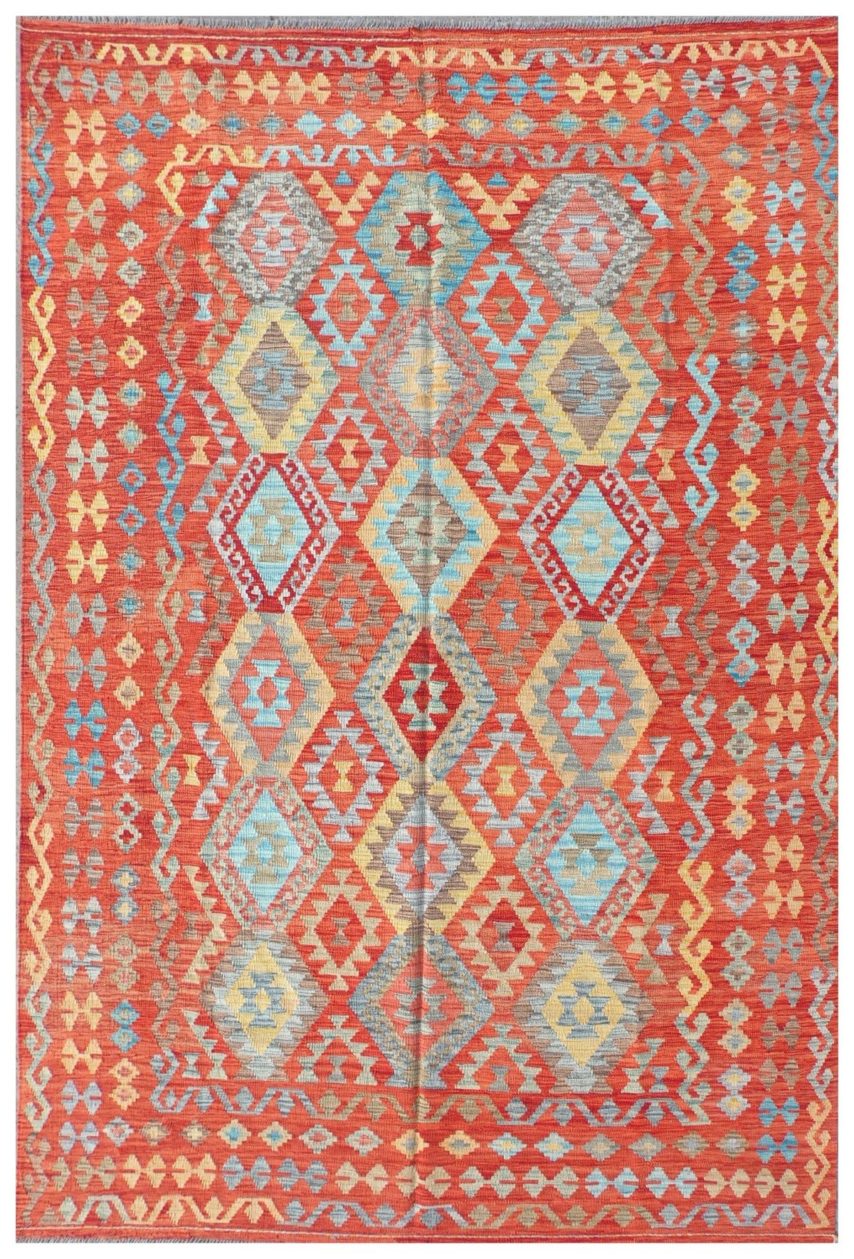 Alfombra Lana, Kelim Kashkuli 3.00 x 2.00 mts. 0199