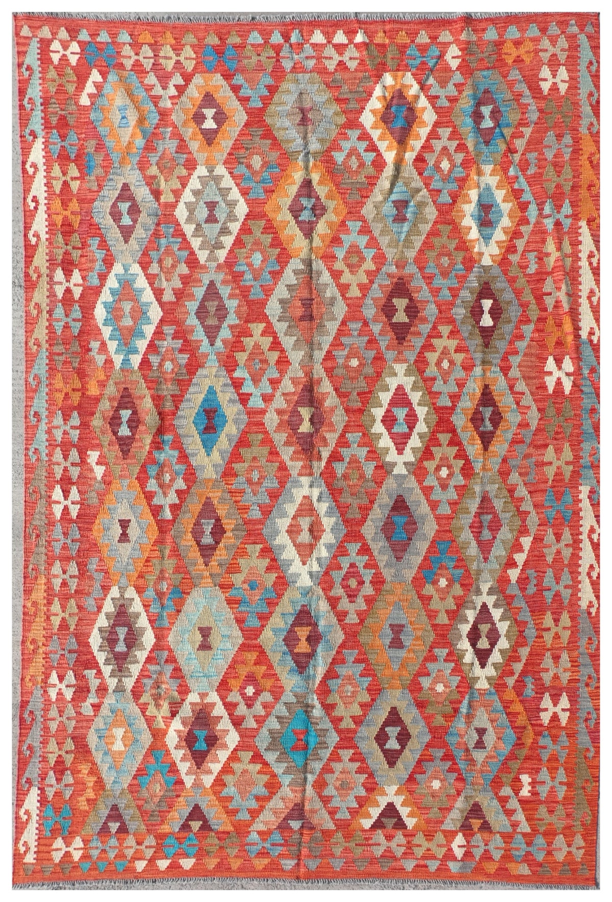 Alfombra Lana, Kelim Kashkuli 3.00 x 2.00 mts. 0203