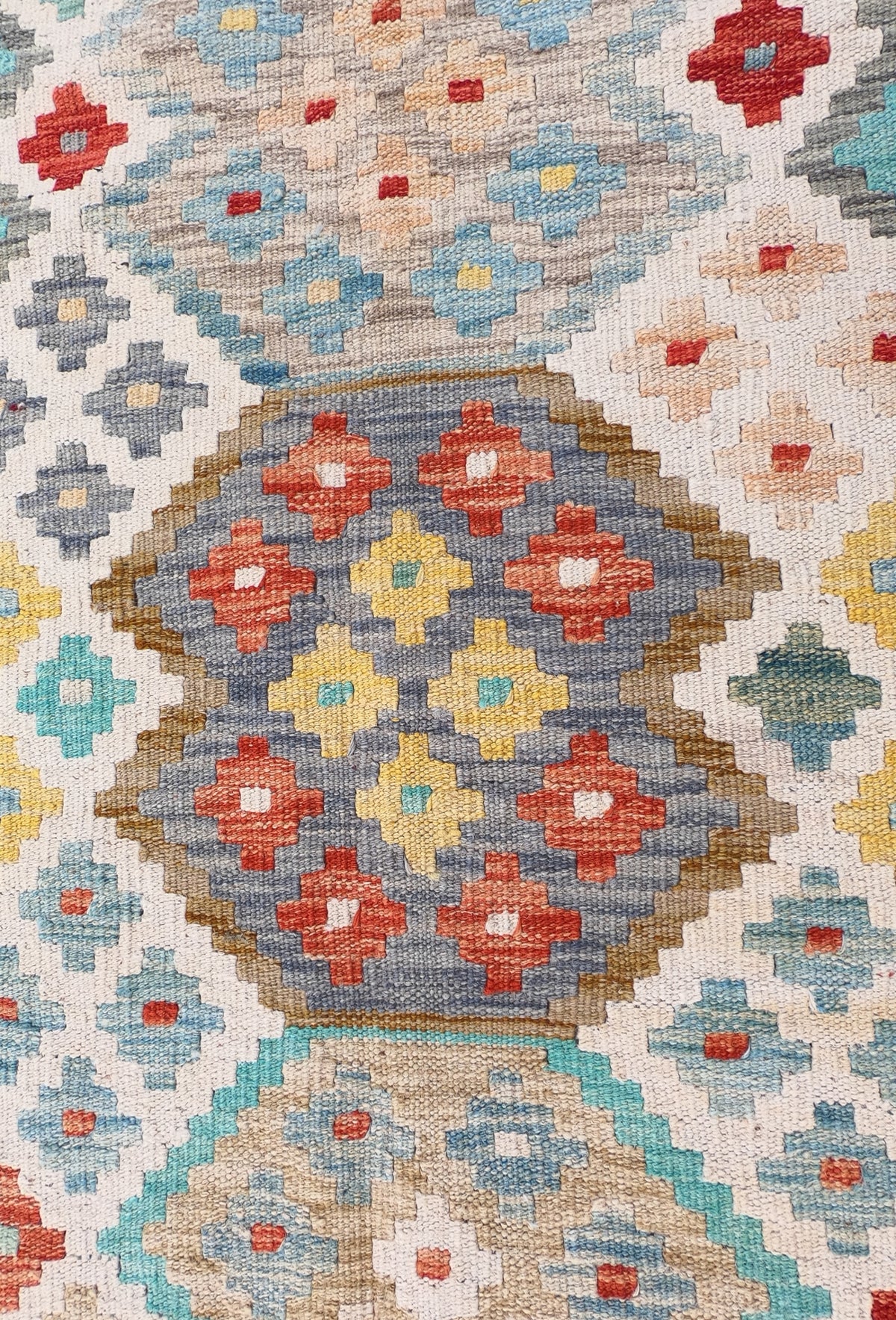 Alfombra Lana, Kelim Kashkuli 3.00 x 2.10 mts. 0207