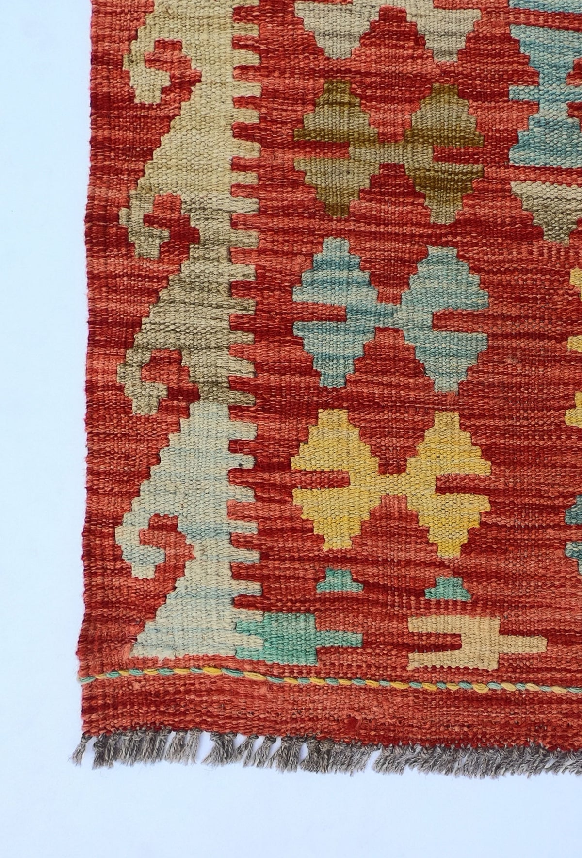Alfombra Lana, Kelim Kashkuli 3.00 x 2.10 mts. 0207