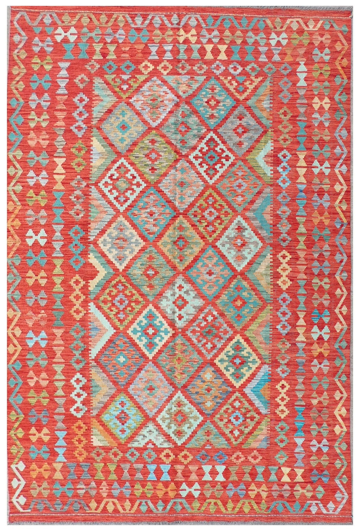 Alfombra Lana, Kelim Kashkuli 3.00 x 2.00 mts. 0209