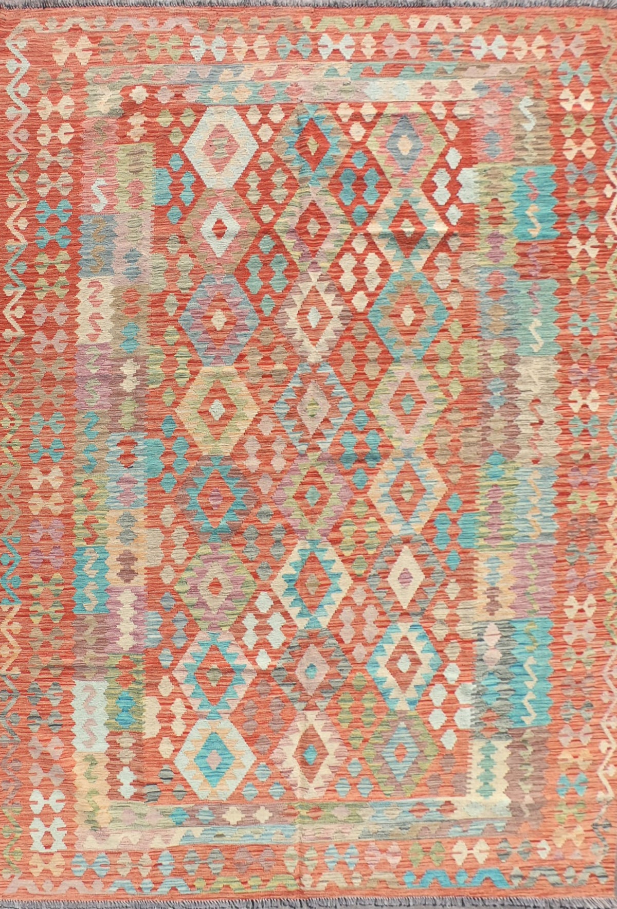 Alfombra lana, Kelim Kashkuli 3.00 x 2.10 mts. 211