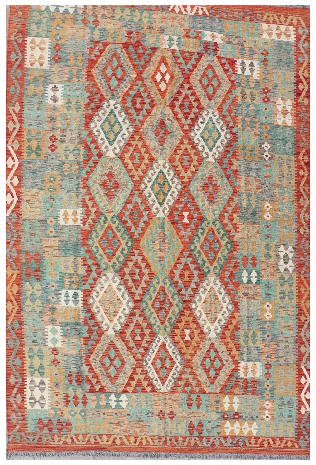 Alfombra Lana, Kelim Kashkuli 3.00 x 2.00 mts. 0225