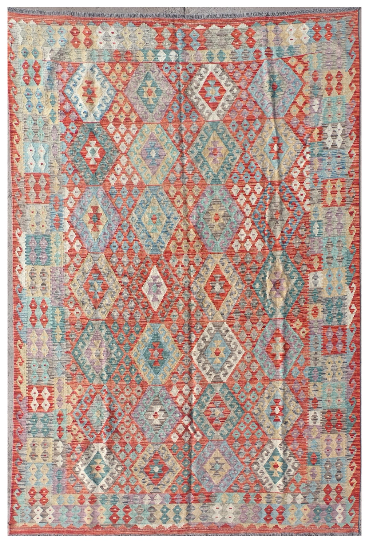 Alfombra Lana, Kelim Kashkuli 3.00 x 2.00 mts. 0228