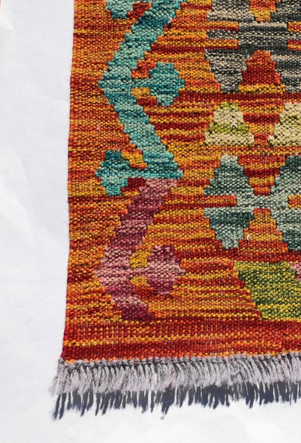 Alfombra lana, Kelim Kashkuli 3.00 x 2.20 mts. 010