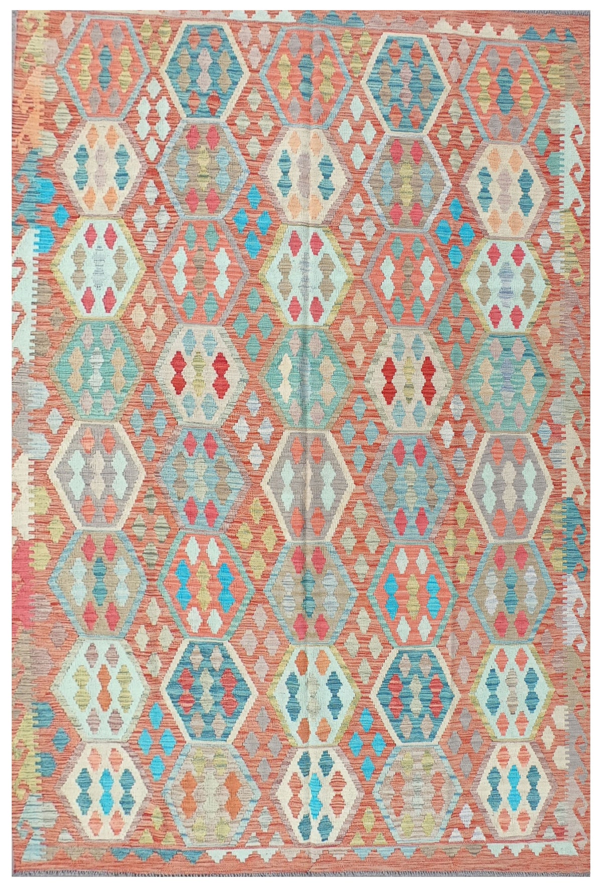 Alfombra Lana, Kelim Kashkuli 3.00 x 2.00 mts. 0012