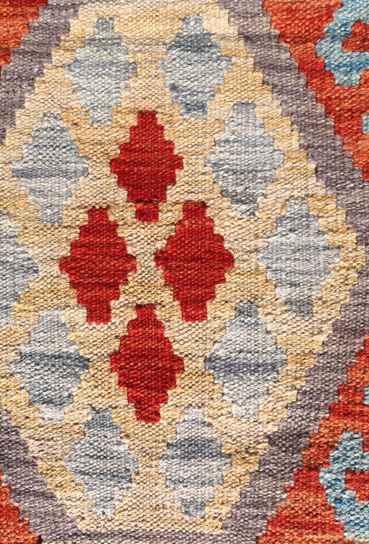 Alfombra lana, Kelim Kashkuli 3.10 x 0.80 mts. 026