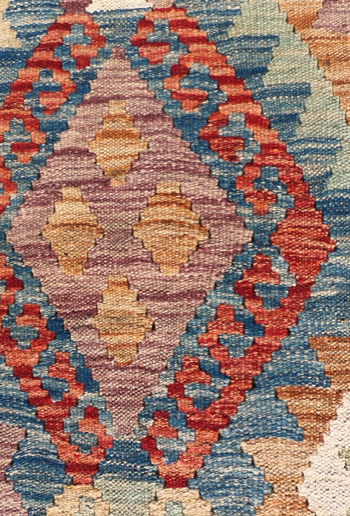 Alfombra lana, Kelim Kashkuli 3.10 x 0.80 mts. 029