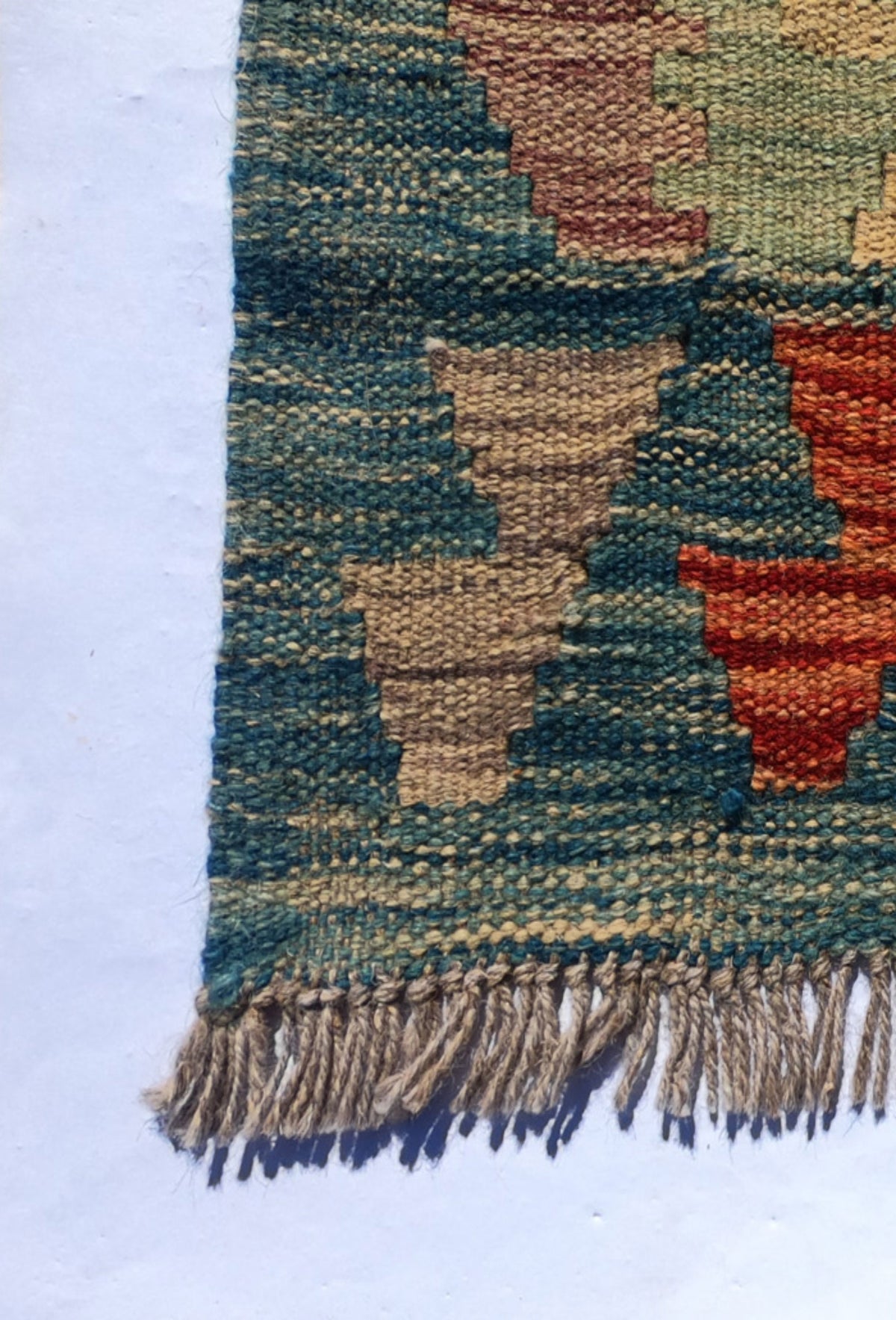 Alfombra lana, Kelim Kashkuli 3.10 x 0.80 mts. 029