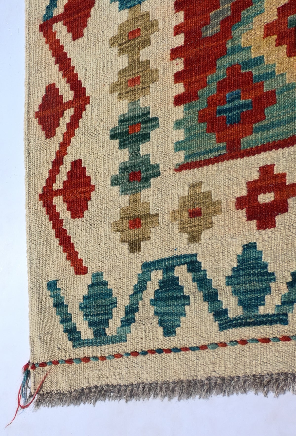 Alfombra Lana, Kelim Kashkuli 3.00 x 0.80 mts. 0017