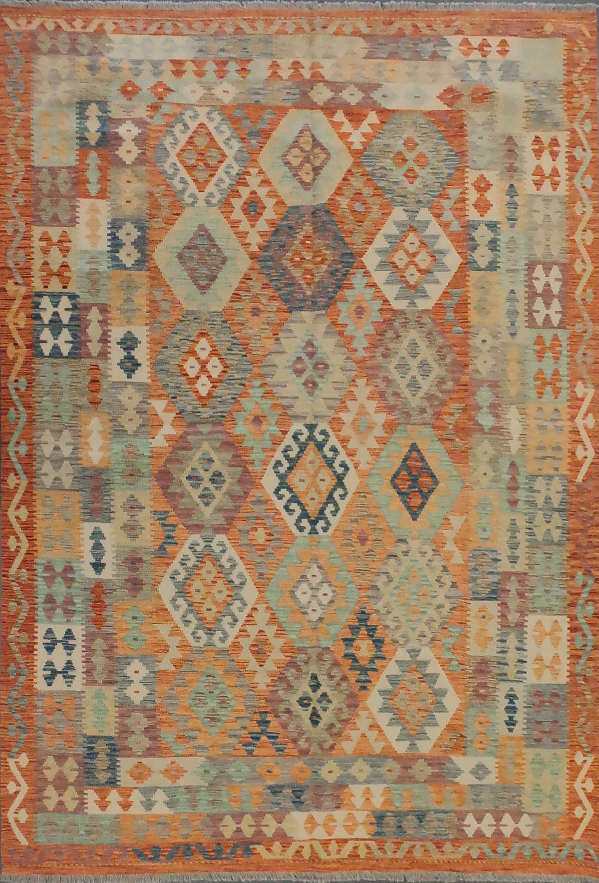 Alfombra Lana, Kelim Kashkuli 3.00 x 2.00 mts. 0035