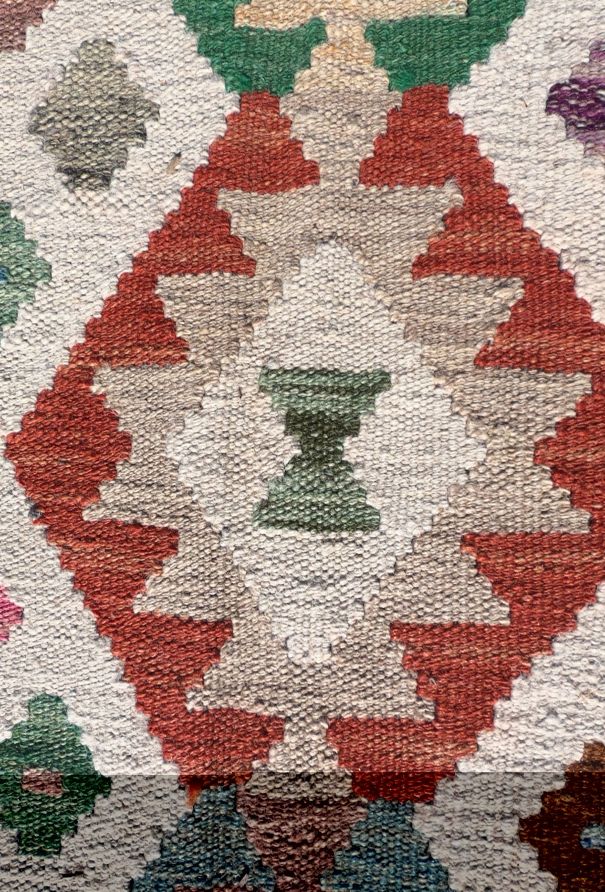 Alfombra lana, Kelim Kashkuli 3.10 x 2.40 mts. 001