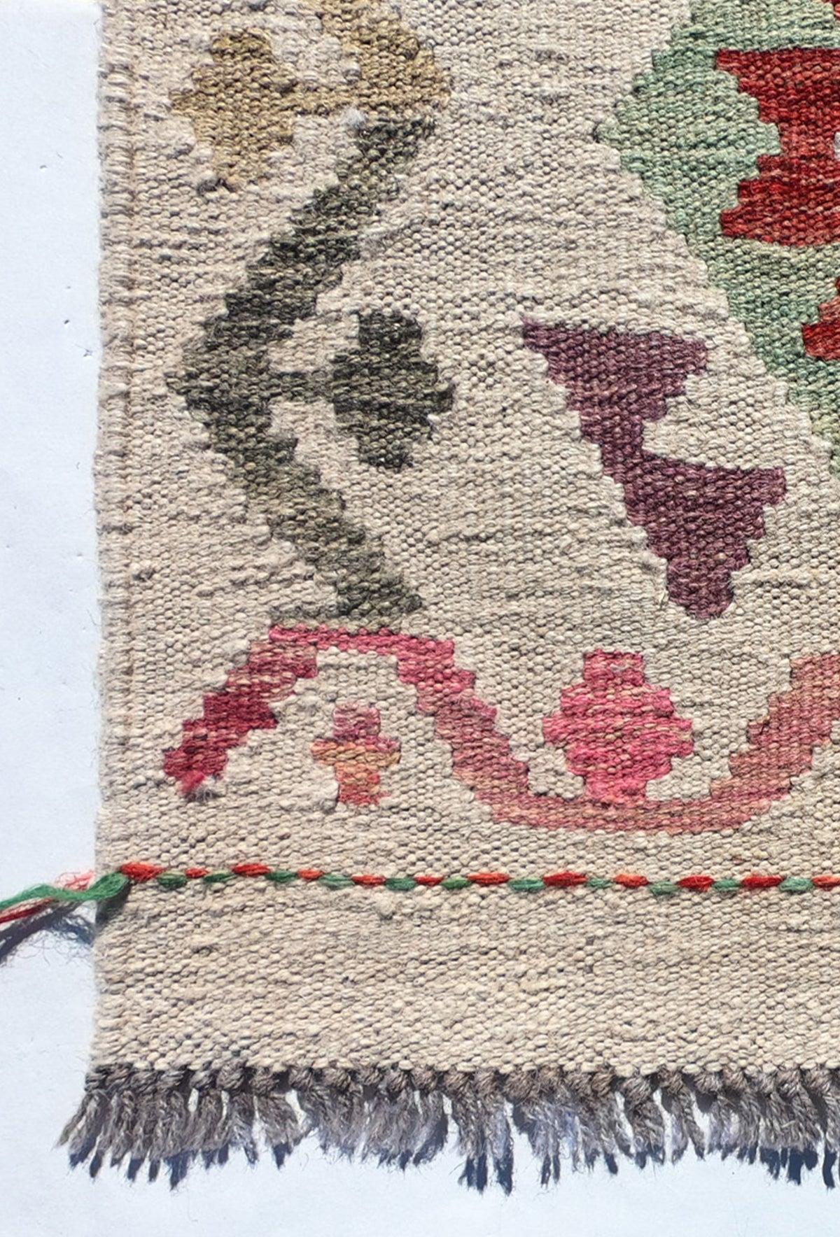 Alfombra lana, Kelim Kashkuli 3.10 x 2.40 mts. 001