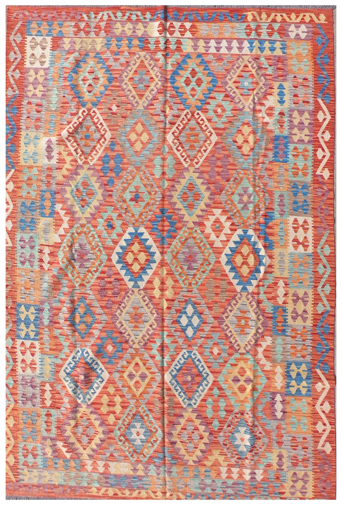 Alfombra Lana, Kelim Kashkuli 3.00 x 2.00 mts. 0001