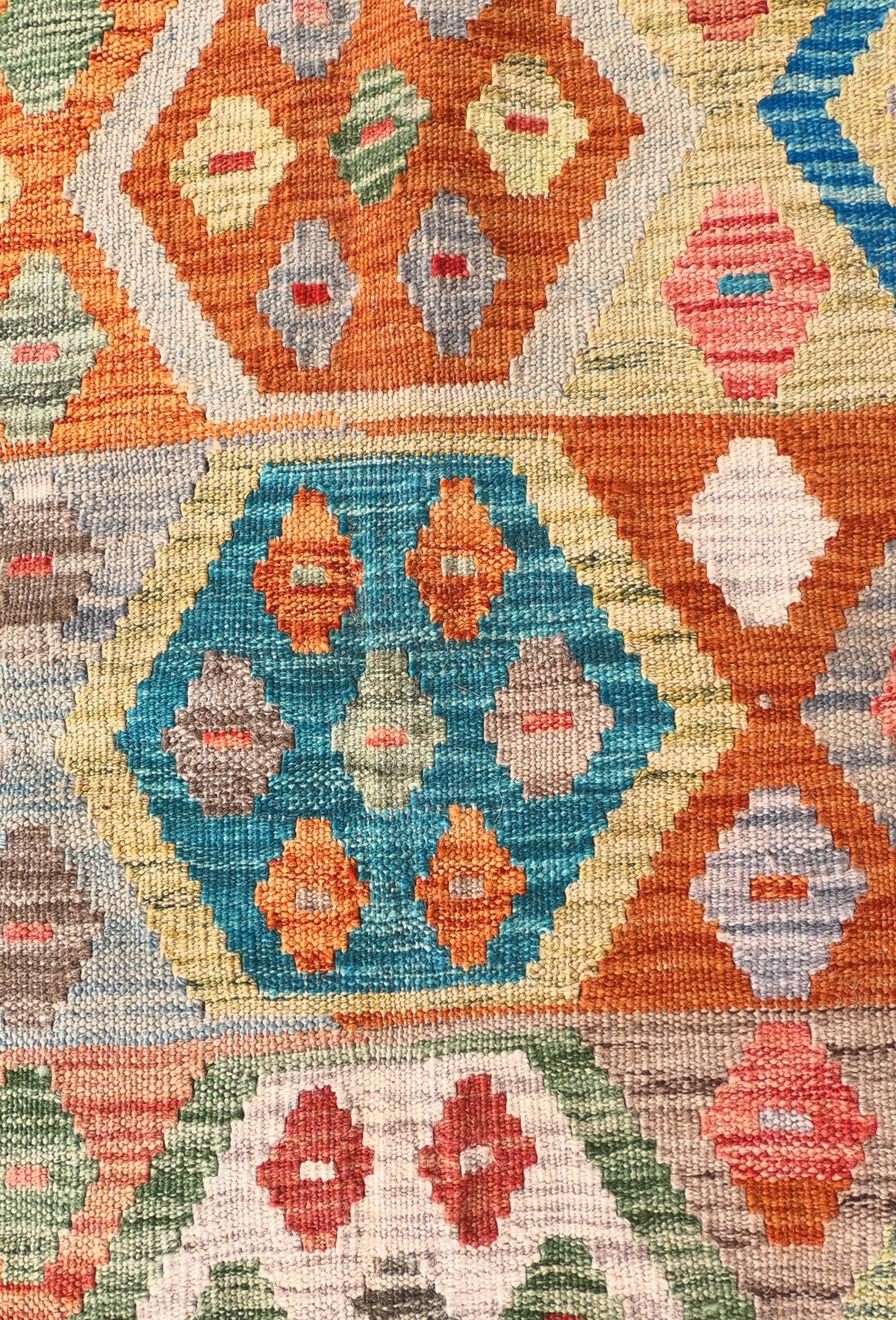 Alfombra Lana, Kelim Kashkuli 3.50 x 2.50 mts. 0003