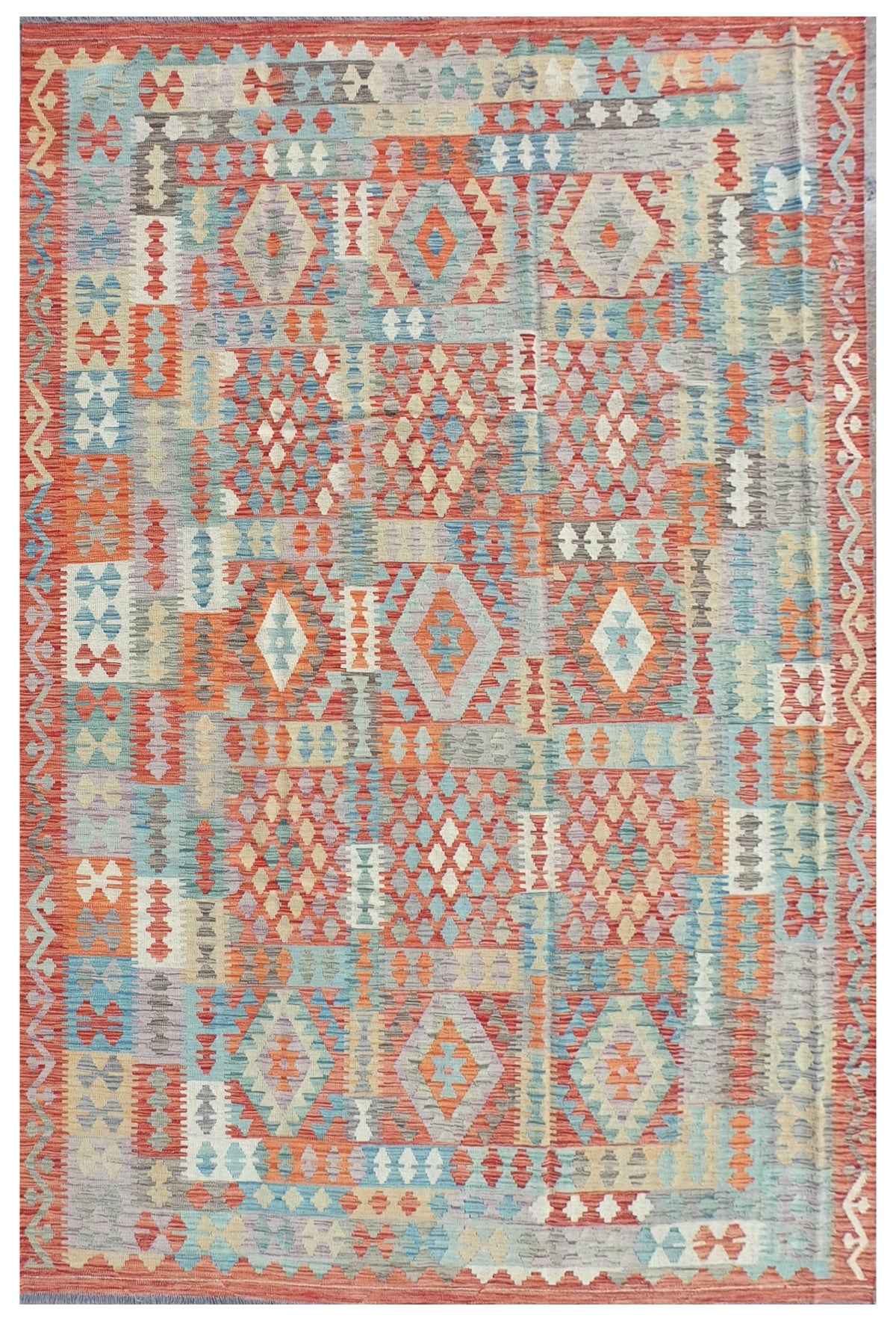 Alfombra Lana, Kelim Kashkuli 3.50 x 2.50 mts. 0005