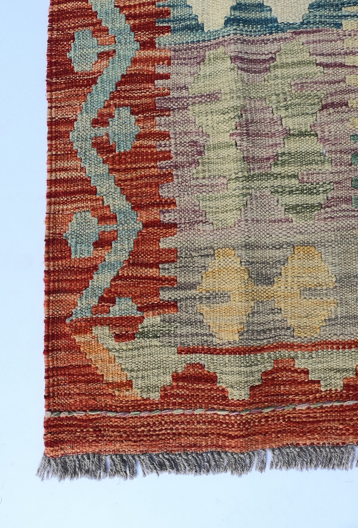 Alfombra Lana, Kelim Kashkuli 3.50 x 2.50 mts. 0005