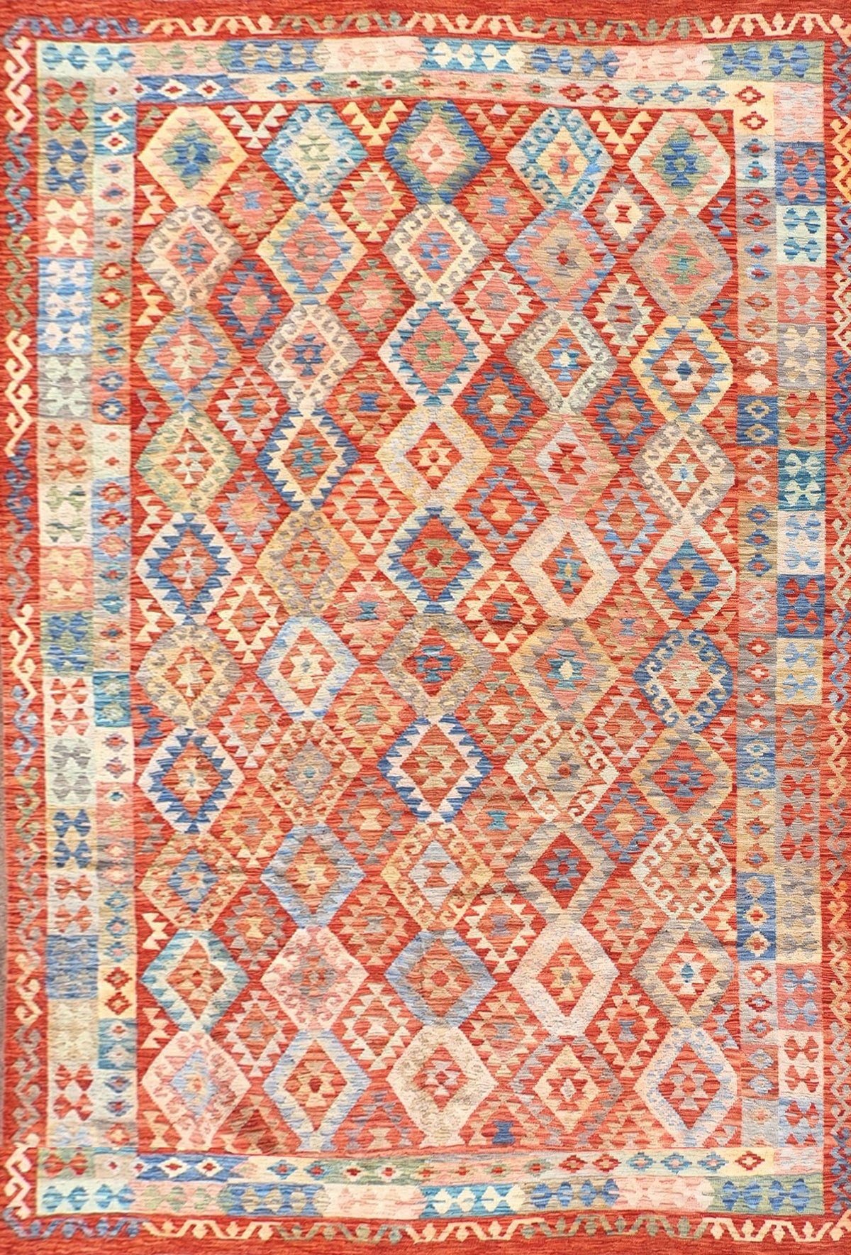 Alfombra lana, Kelim Kashkuli 3.40 x 2.50 mts. 020