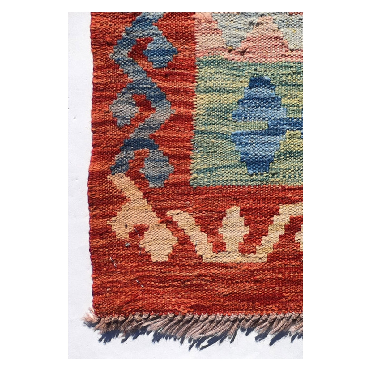 Alfombra lana, Kelim Kashkuli 3.40 x 2.50 mts. 020