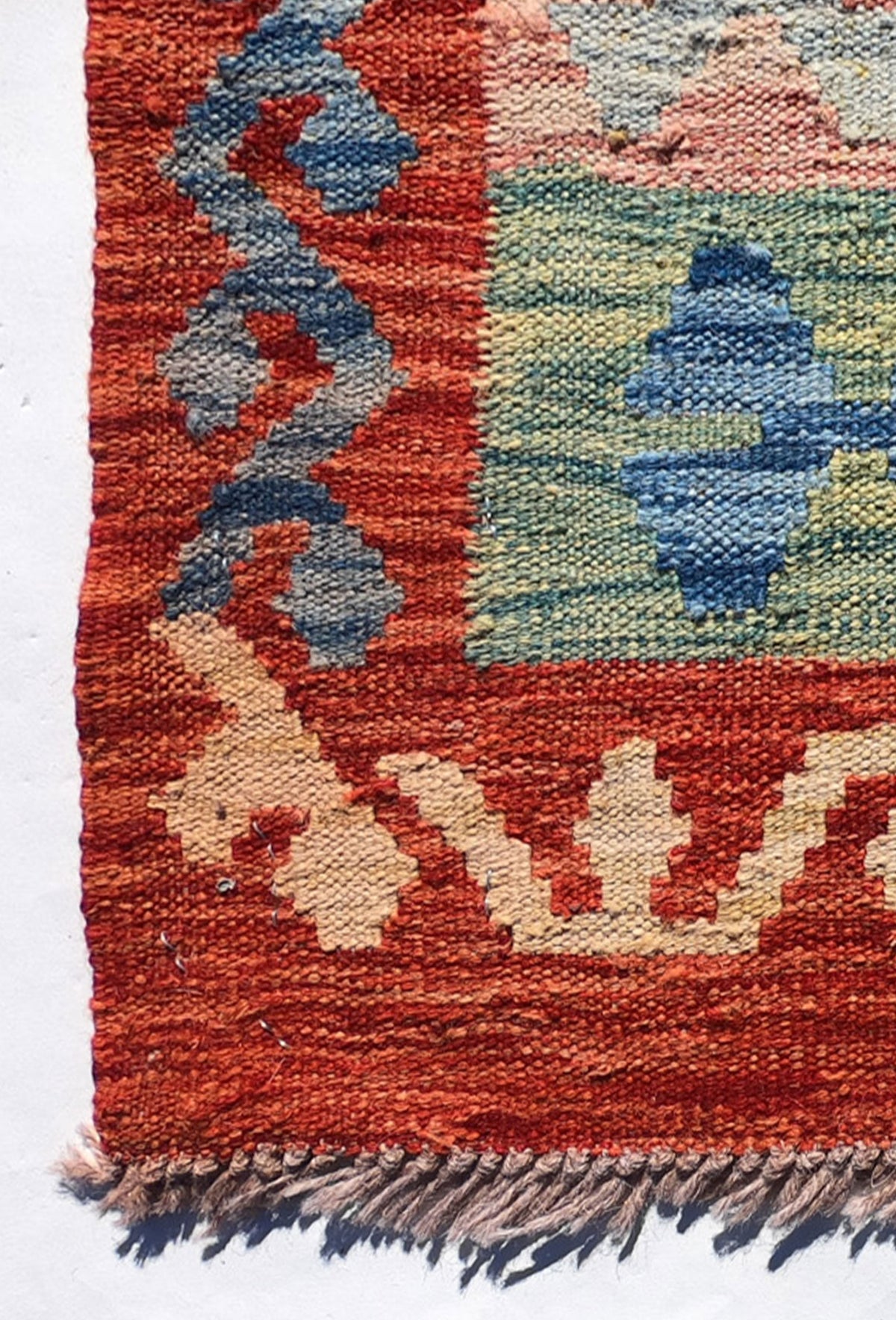 Alfombra lana, Kelim Kashkuli 3.40 x 2.50 mts. 020