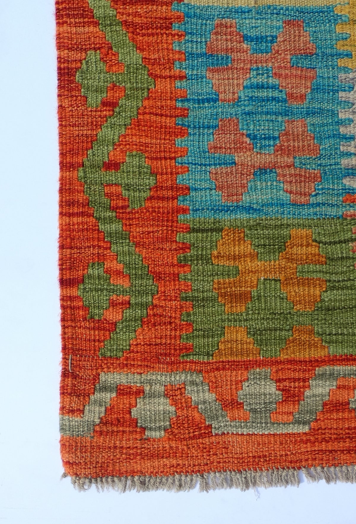 Alfombra Lana, Kelim Kashkuli 3.50 x 2.50 mts. 0022