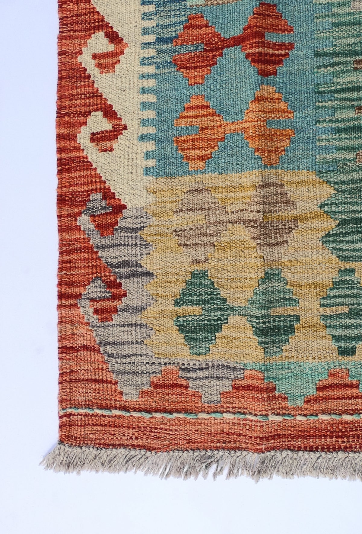 Alfombra Lana, Kelim Kashkuli 3.50 x 2.50 mts. 0029